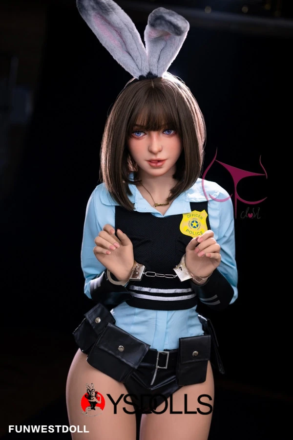 Funwest Liebespuppe Doll 157cm Häschenpolizist